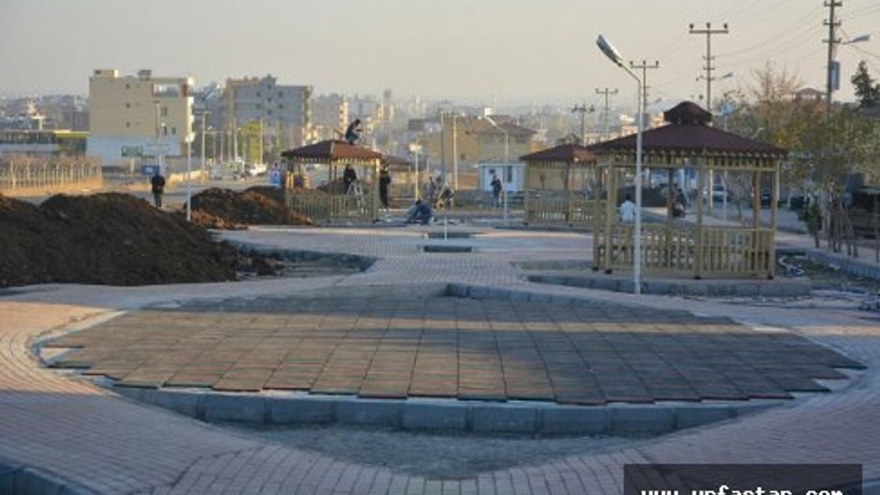 Ceylanpınar'ın girişine modern park yapılıyor