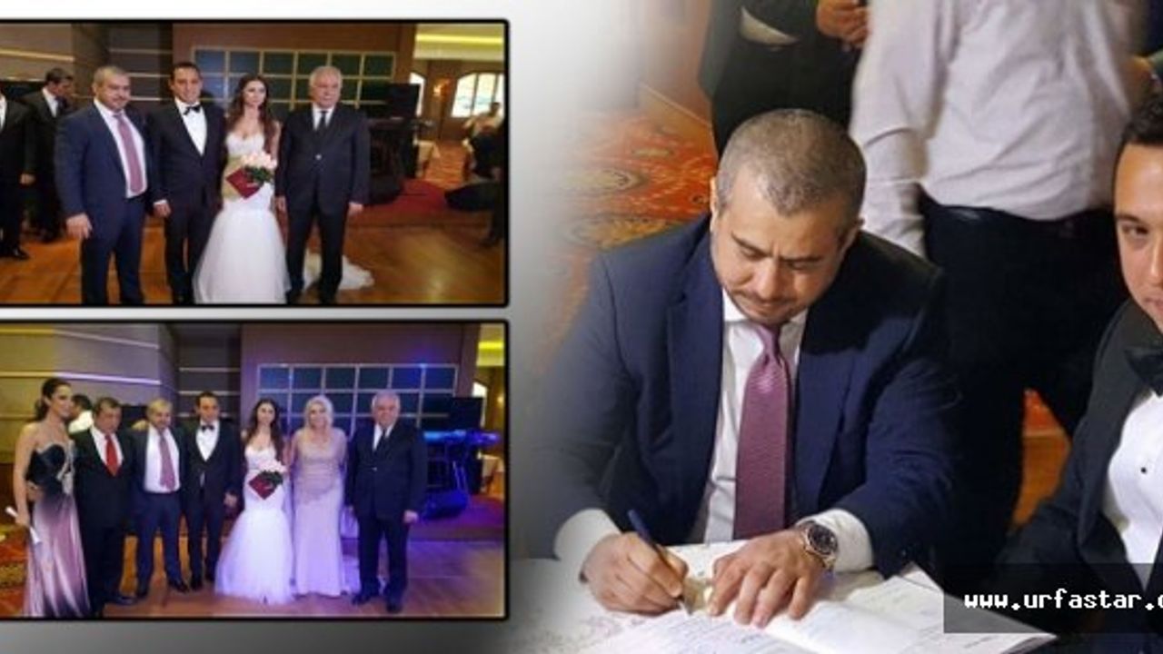 Bucak ve Bakan nikah şahidi oldu
