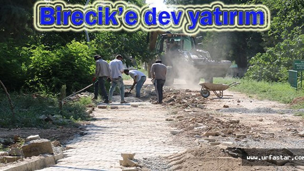 Büyükşehir Birecik'te ful mesai yapıyor