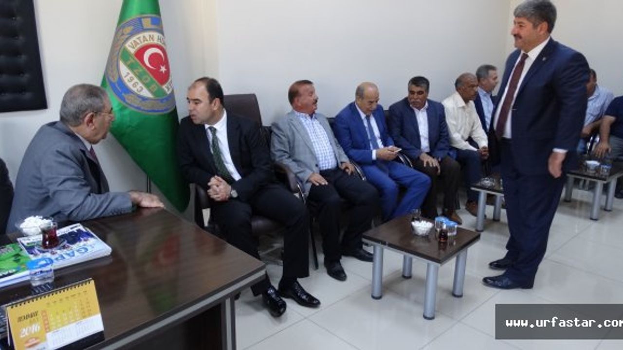Urfa Ziraat Odasında birlik ve beraberlik kucaklaşması