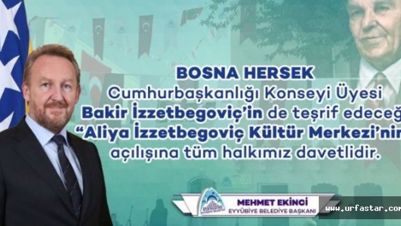 Aliya İzzetbegoviç Kültür Merkezi Açılıyor
