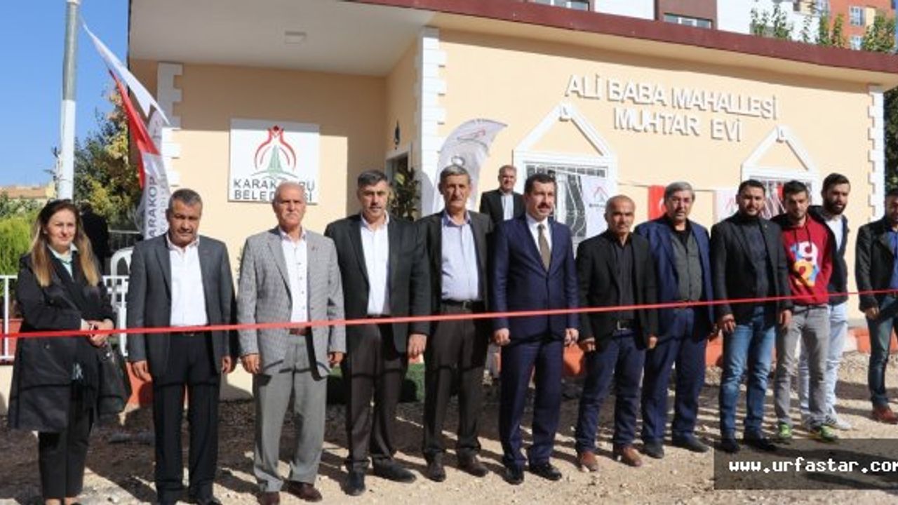Ali Baba Mahallesi muhtar evine kavuştu