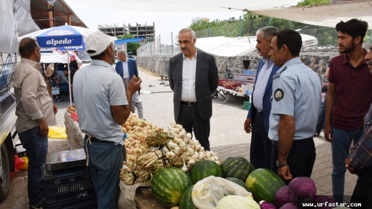 Bayık Semt Pazarı Esnafını Ziyaret Etti
