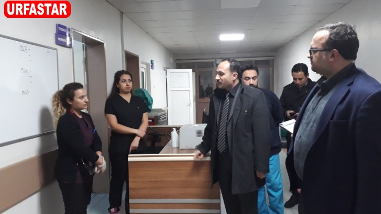 Erkuş hastane teftişlerine devam ediyor