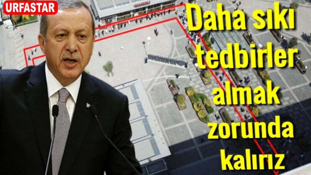 Erdoğan, bu görüntüden rahatsız oldu