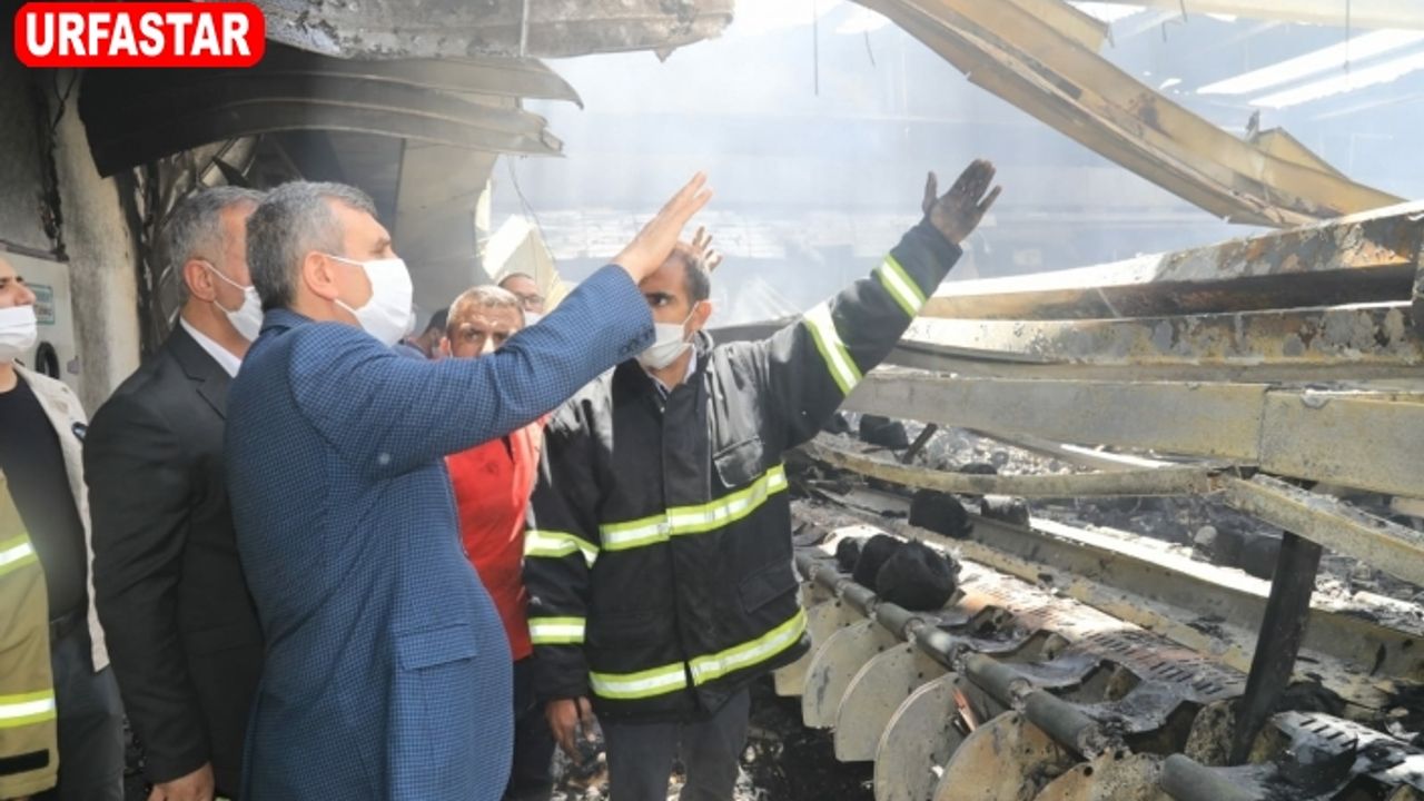 Urfa'da bir fabrika yok oldu