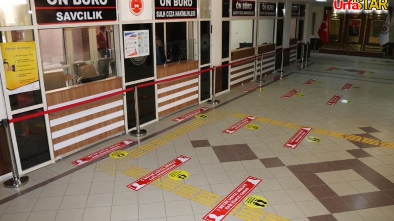 Urfa Adliyesi'nde yeni düzenlemeler yapıldı