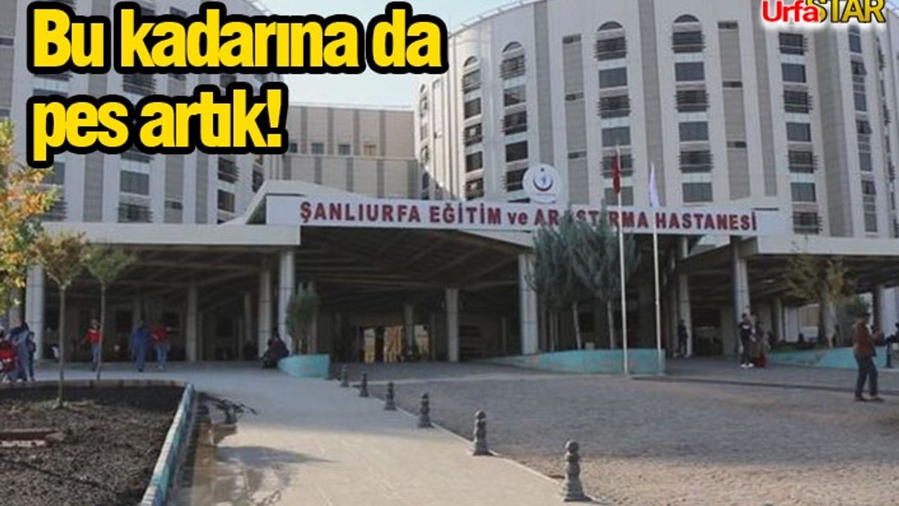 Urfa’da 30-40 kişi hastaneyi bastı