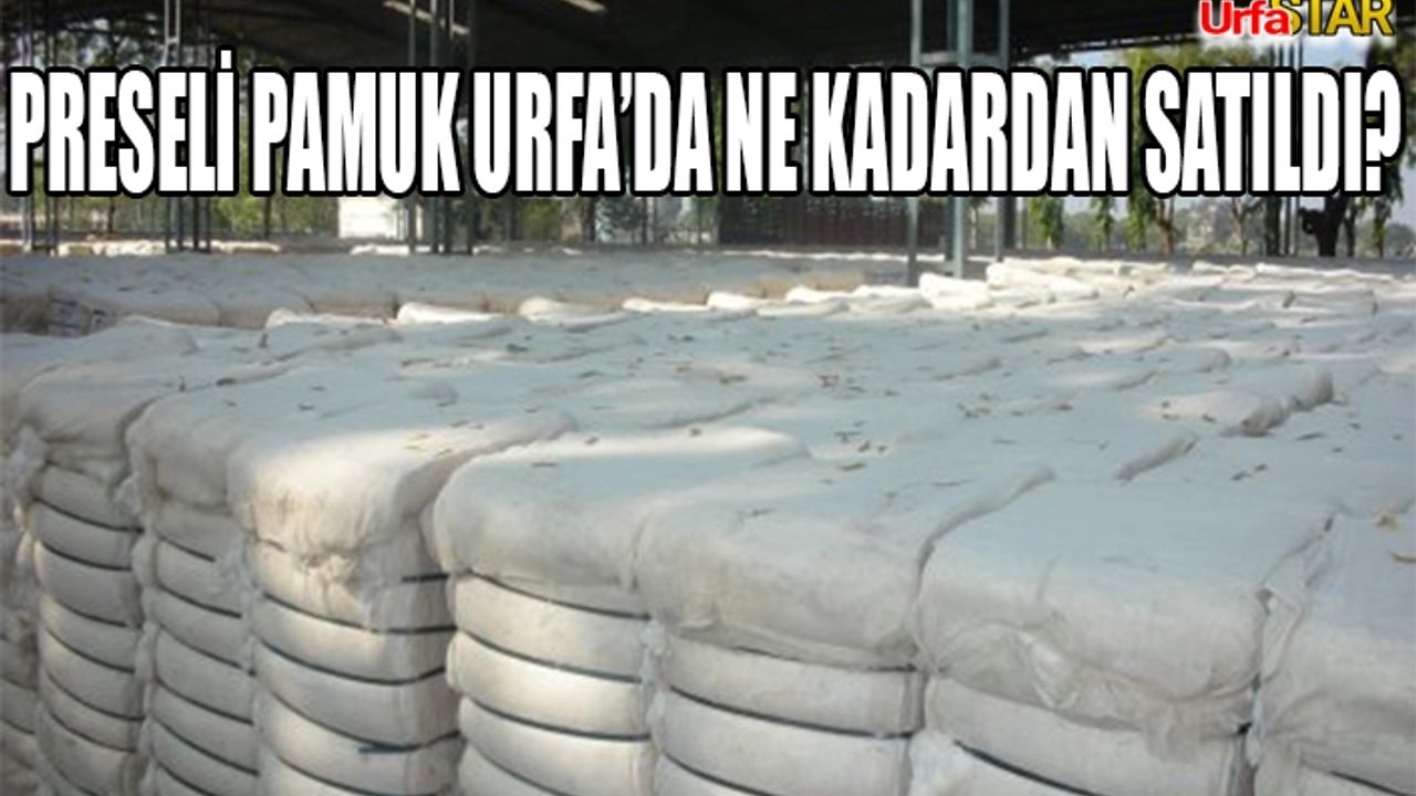 Pamuk ve diğer ürünlerin fiyatı belli oldu