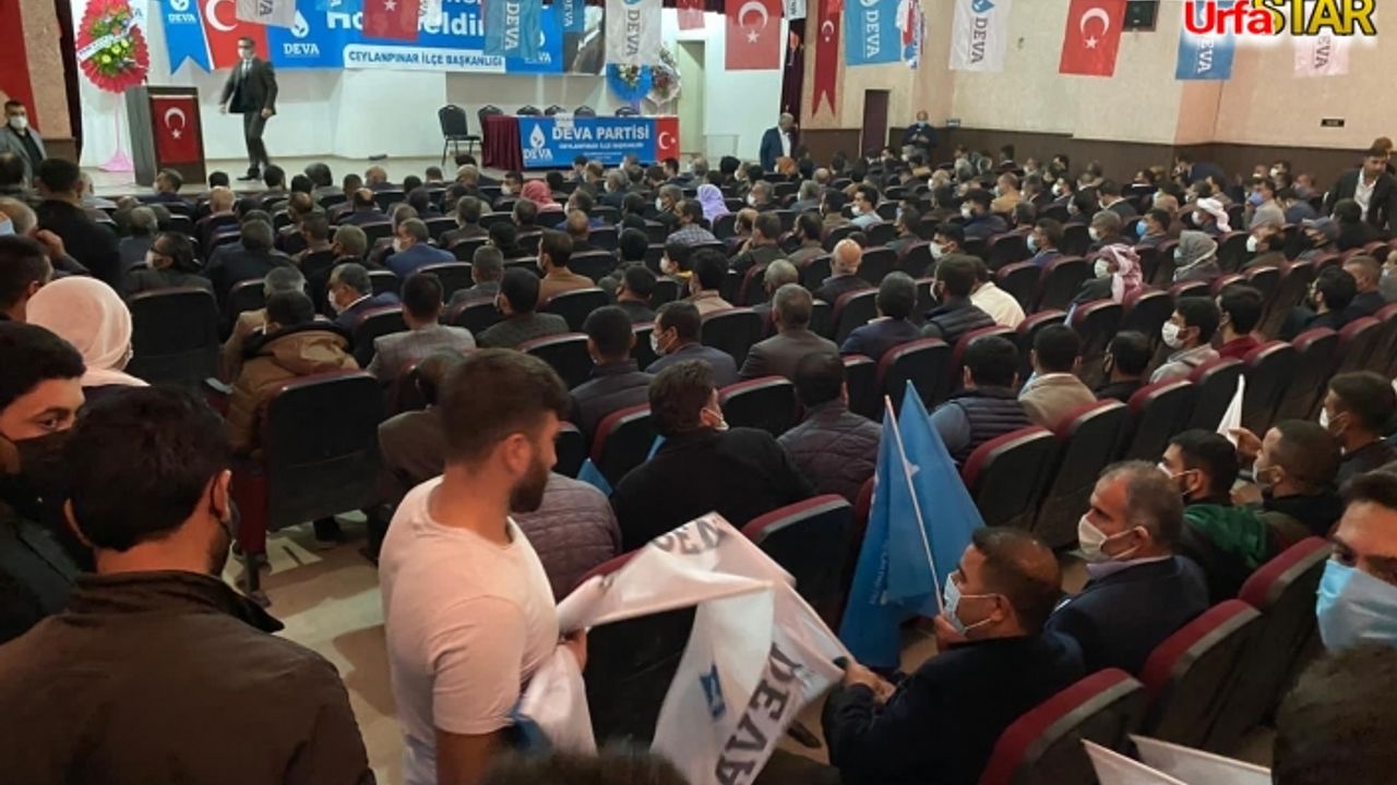 Deva Partisi Ceylanpınar'da kongre heyecanı yaşadı