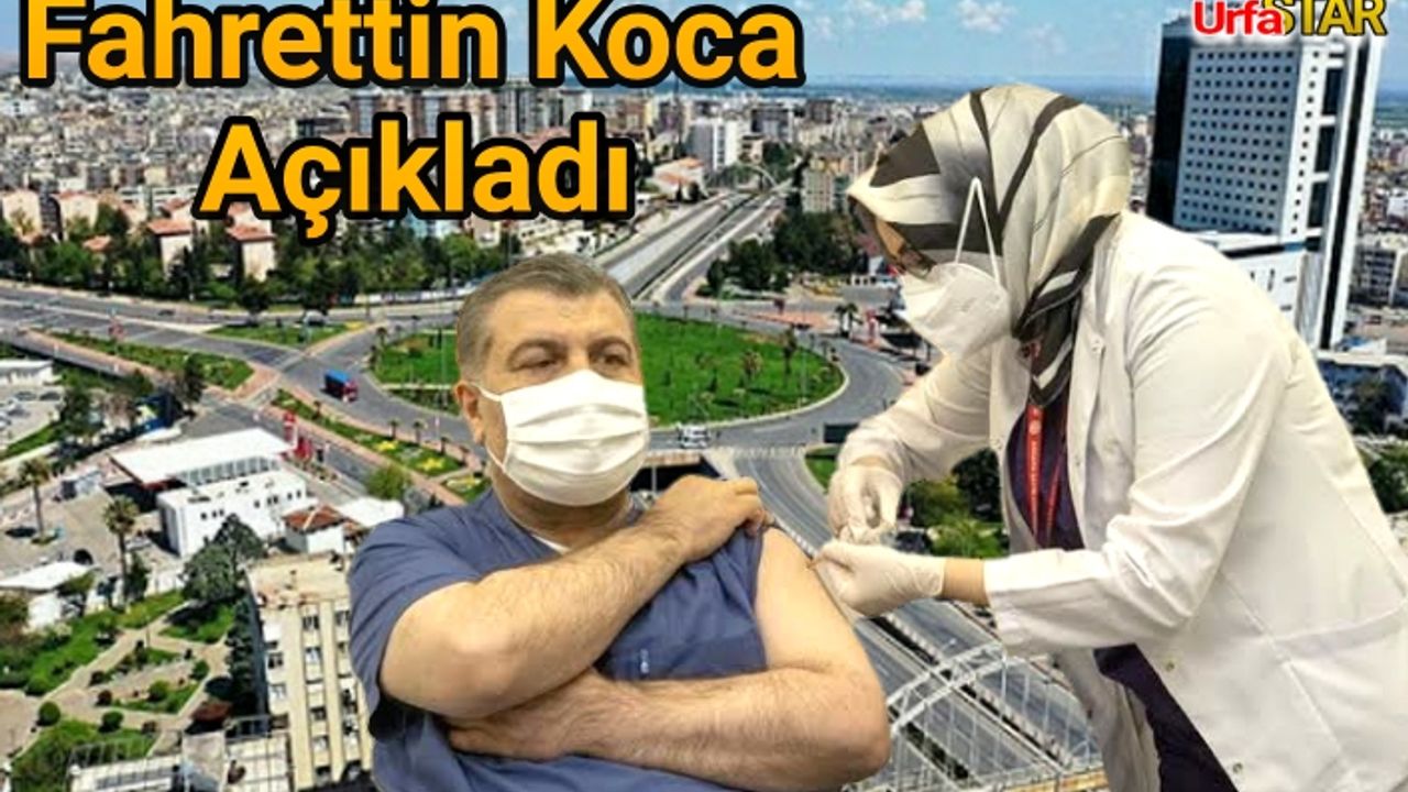 Urfa'da kaç kişi aşı oldu?