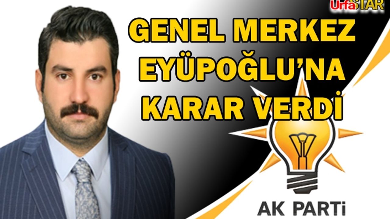 Haliliye'de beklenen aday belli oldu