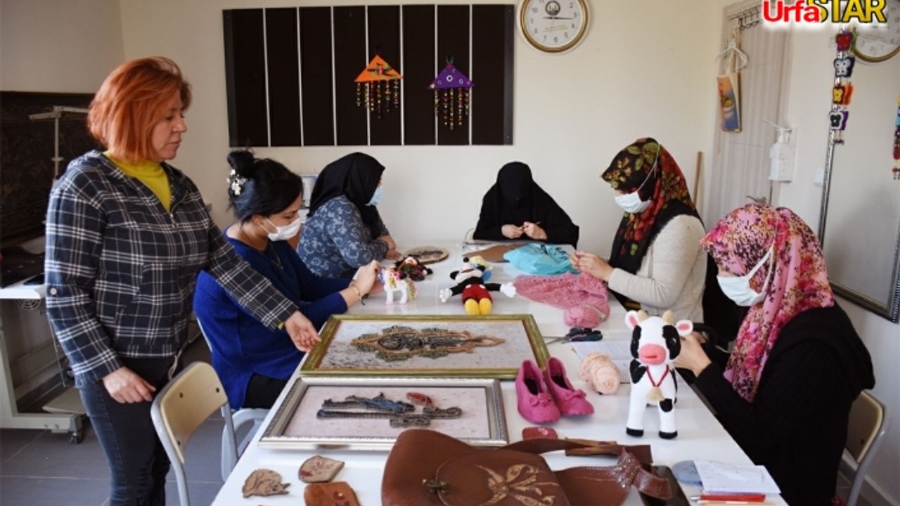 Hilvan'da kadınlar meslek ediniyor