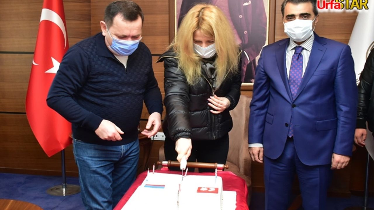 Rus yatırımcının doğum günü Urfa'da kutlandı
