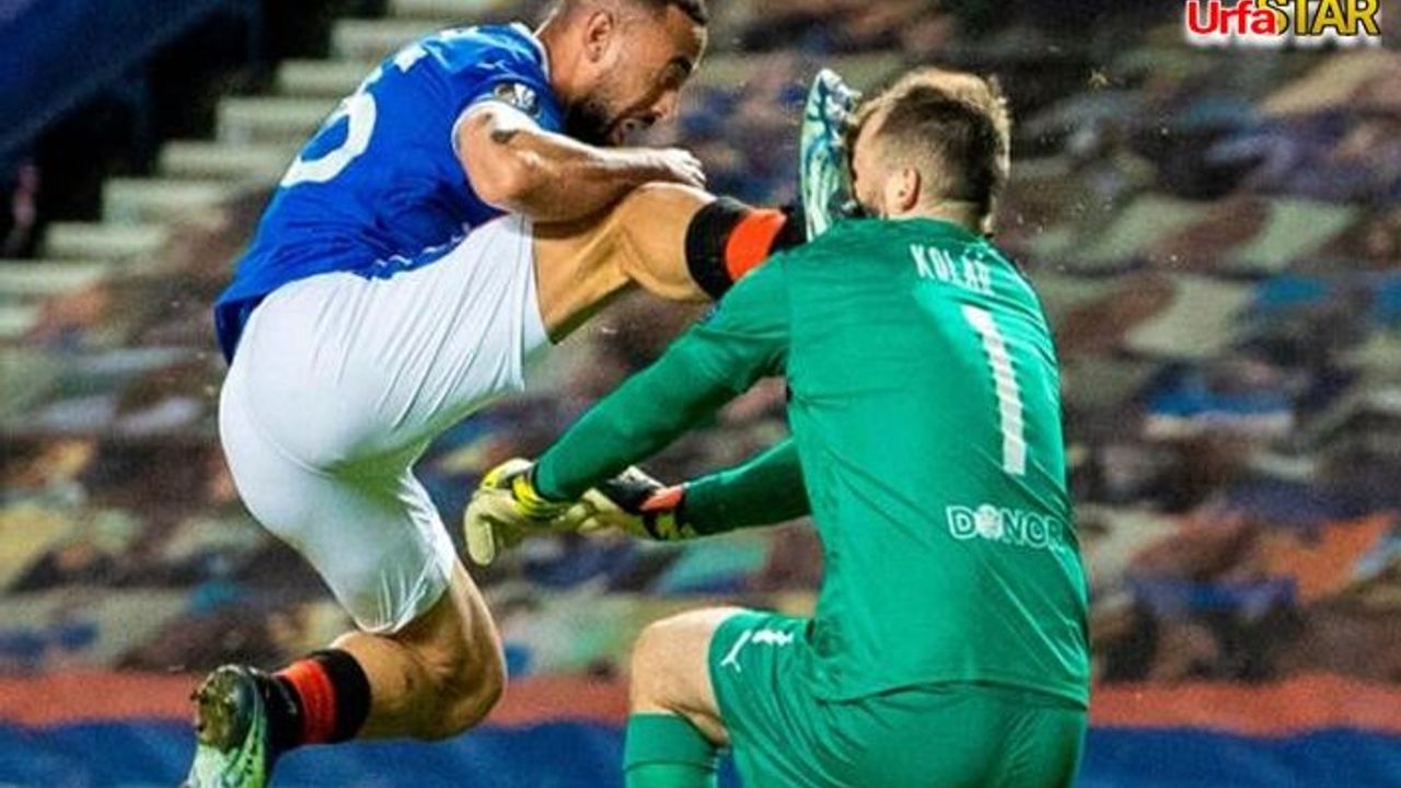 Kalecinin yüzü ne hale geldi!