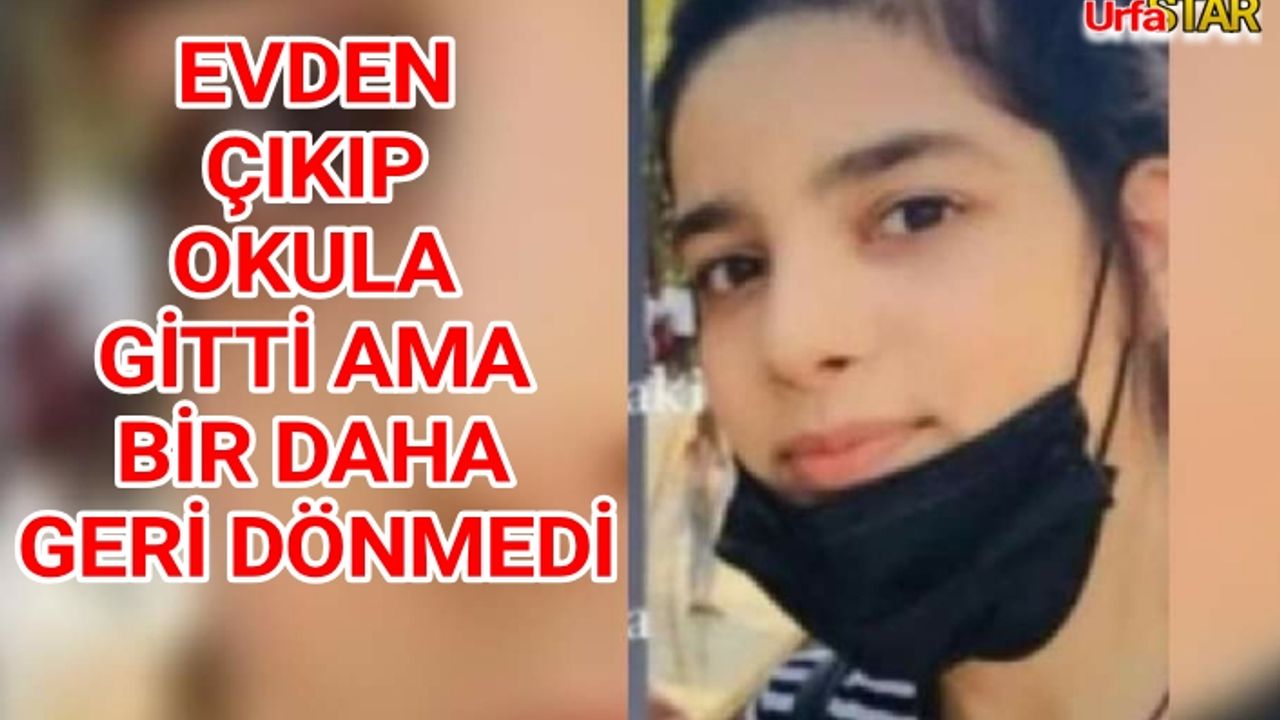 Urfa'da genç kız kayıplara karıştı!