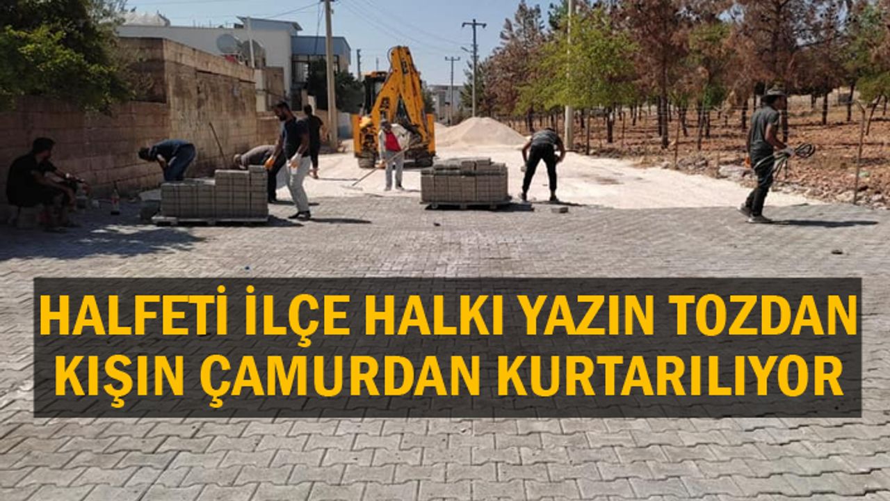 Halfeti'de üst yapı çalışmaları sürüyor