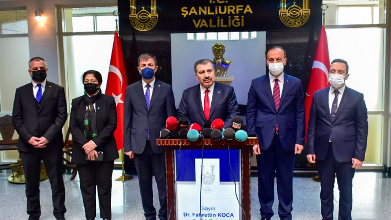 Bakan Koca, Urfalıların beklediği tarihi açıkladı