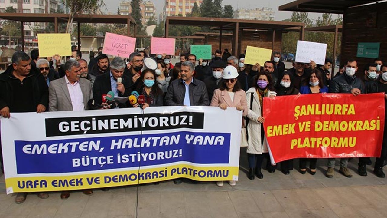 “Emekten, halktan yana bütçe istiyoruz!”