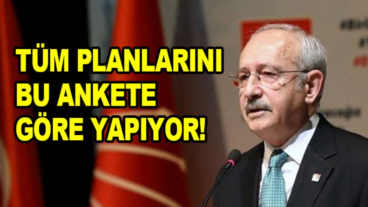 Kılıçdaroğlu'nun masasındaki anket ortaya çıktı