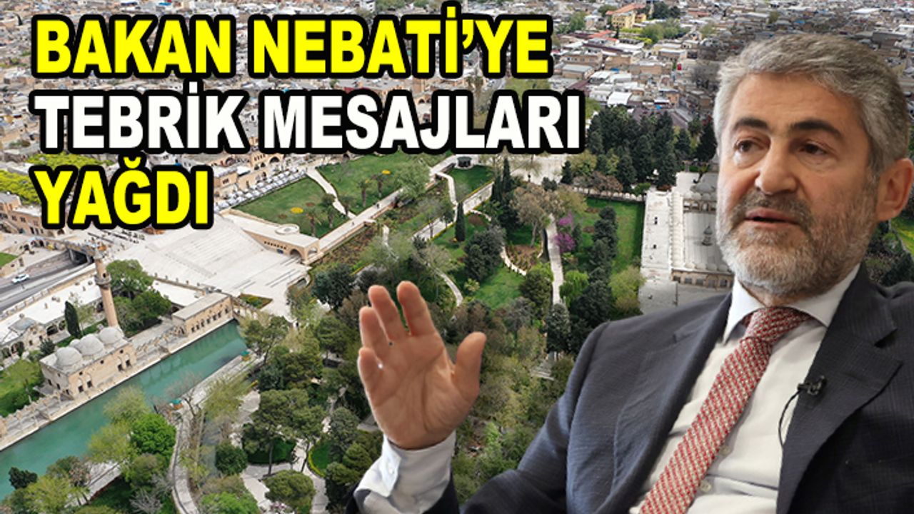 Nebati'nin Bakan olması Urfa'da sevinçle karşılandı