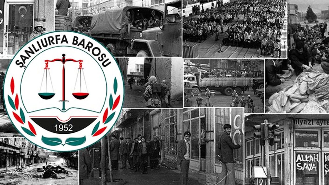 Urfa Barosu'ndan Maraş Katliamı açıklaması!