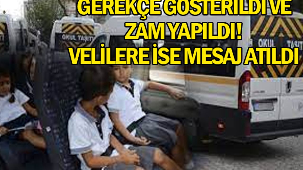 Urfa'da okul servislerine zam yapıldı