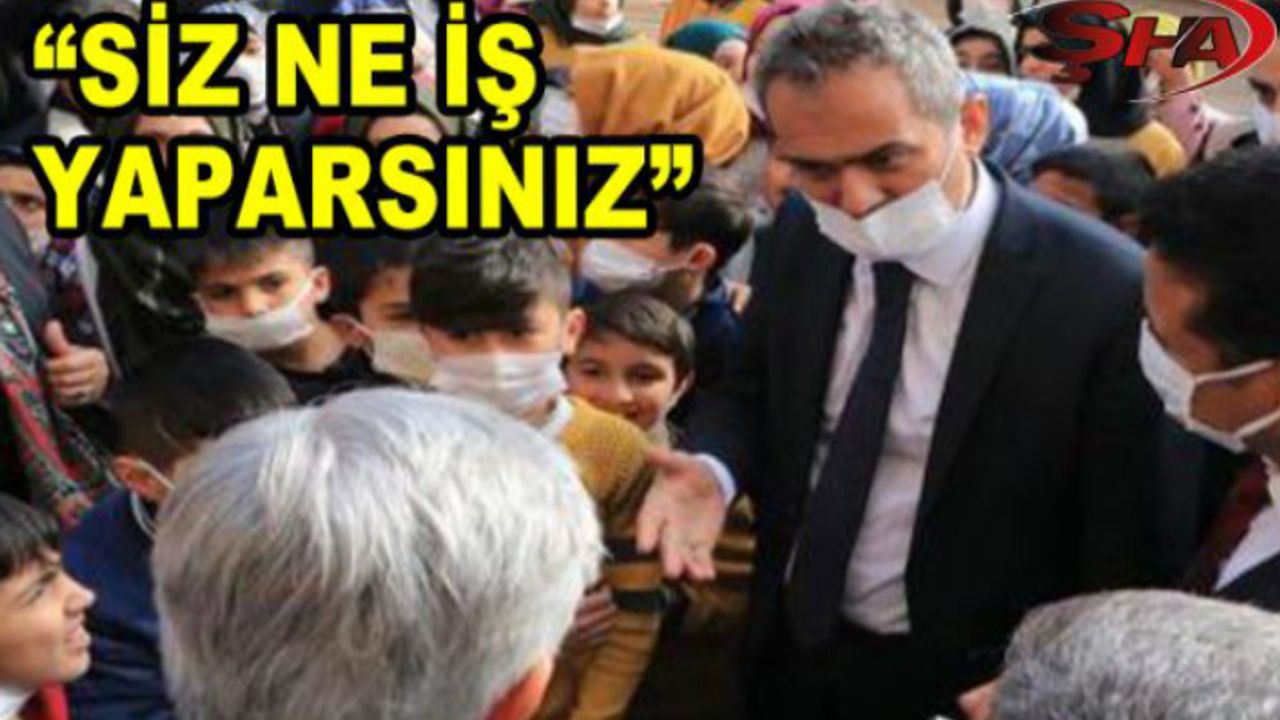 Bakan Urfa'da müdürlere fırçayı kaydı!