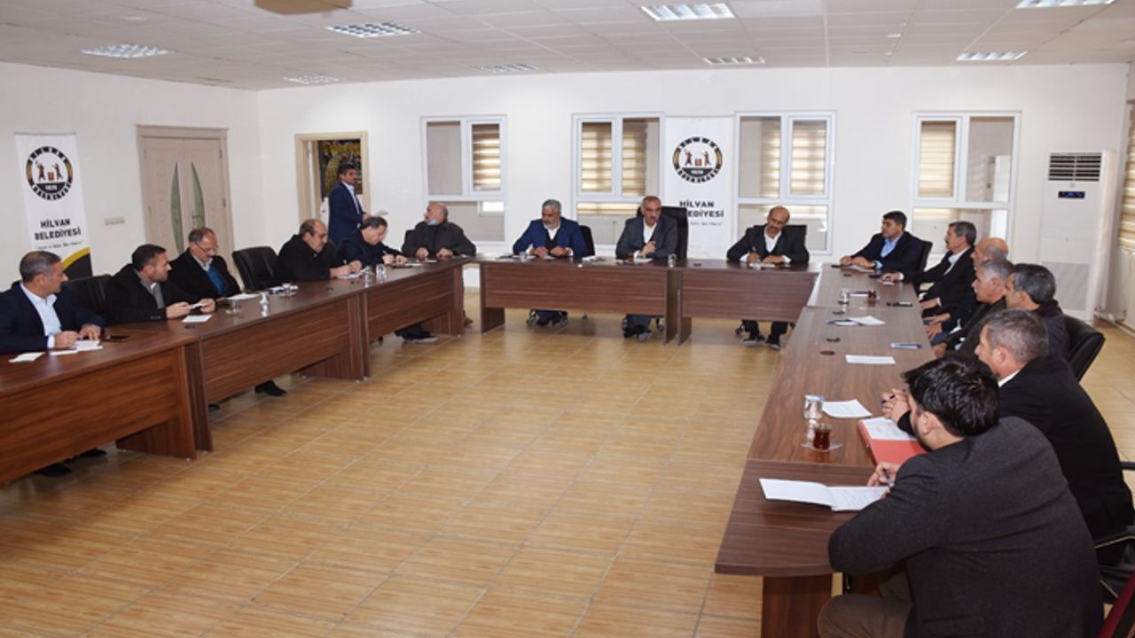 Hilvan'da yılın ilk toplantısı yapıldı