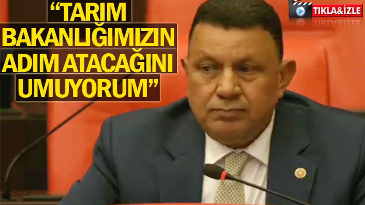 Özyavuz, çiftçilerin sorununu dile getirdi