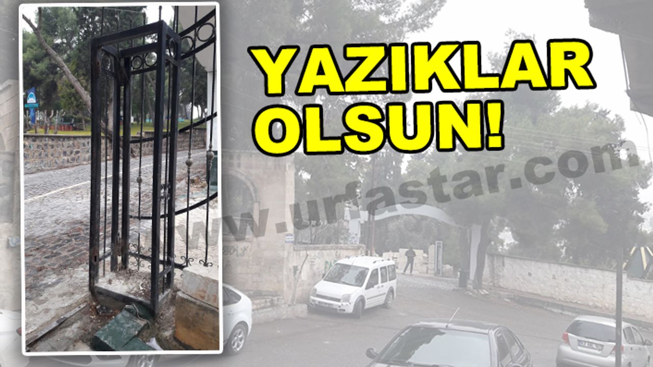 Urfa'da bu da oldu! Mezarlığın kapısı çalındı