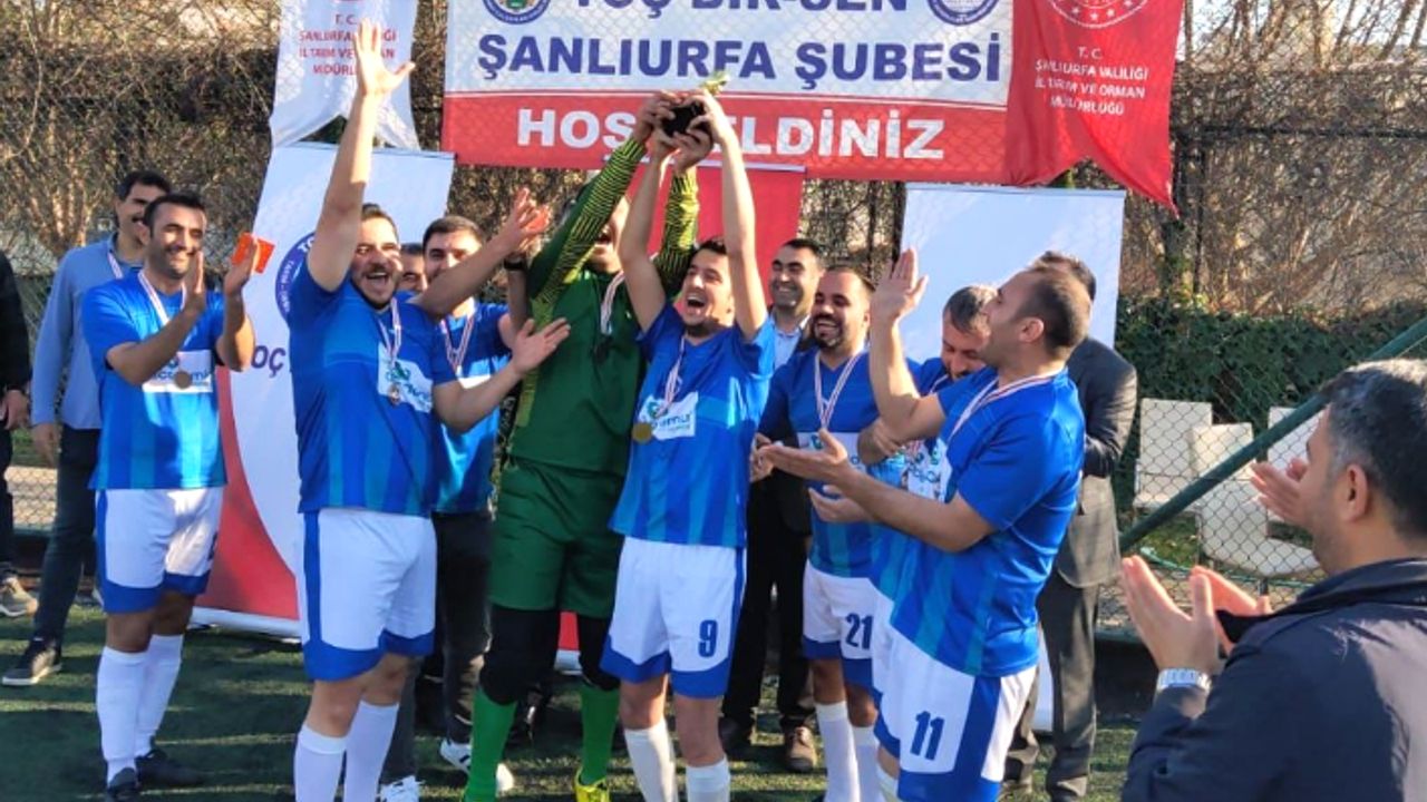 Urfa'da düzenlenen turnuvanın şampiyonu belli oldu