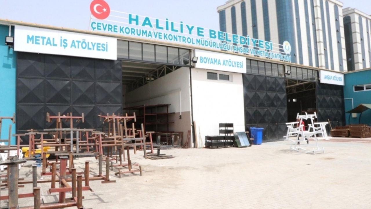 Haliliye Belediyesi onarmayla tasarruf sağlıyor