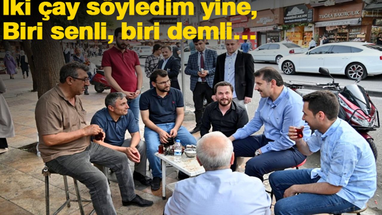 Tarihi sokaklara inen Vali Ayhan, demir dövdü