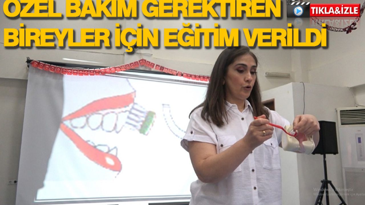 Urfa'da bakım evi personellerine eğitim verildi