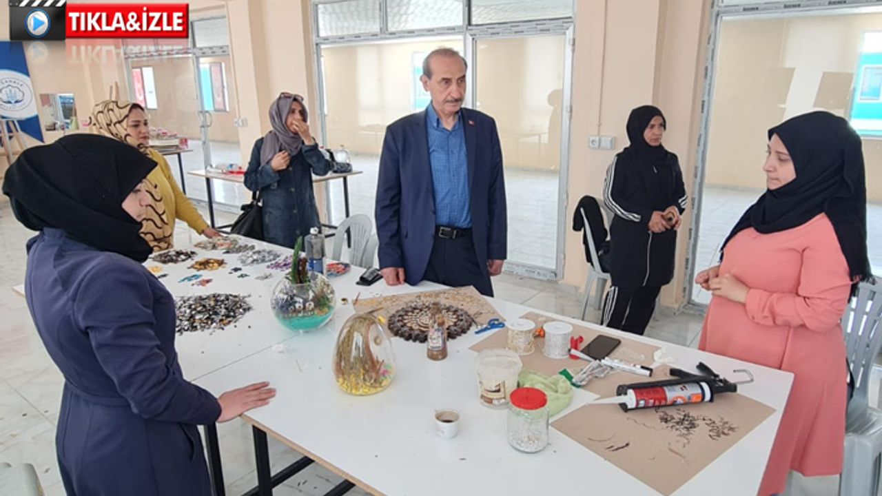 BAŞKAN YALÇINKAYA DESTEKLİYOR AKÇAKALELİ KADINLAR ÜRETİYOR