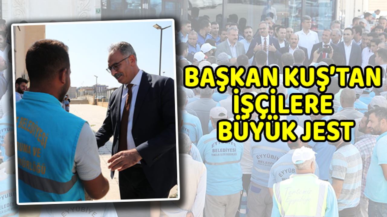 Eyyübiye Belediyesi’nden işçilere rekor zam!