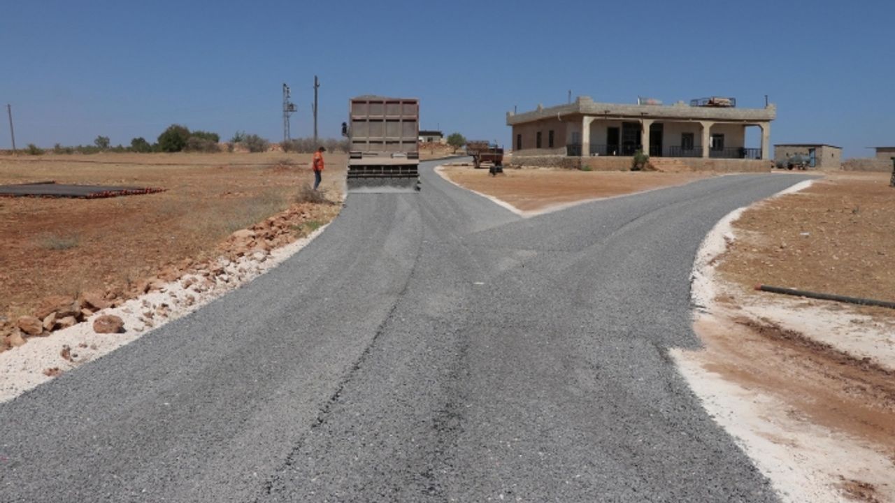 Haliliye kırsalında yeni yollar açılmaya devam ediyor