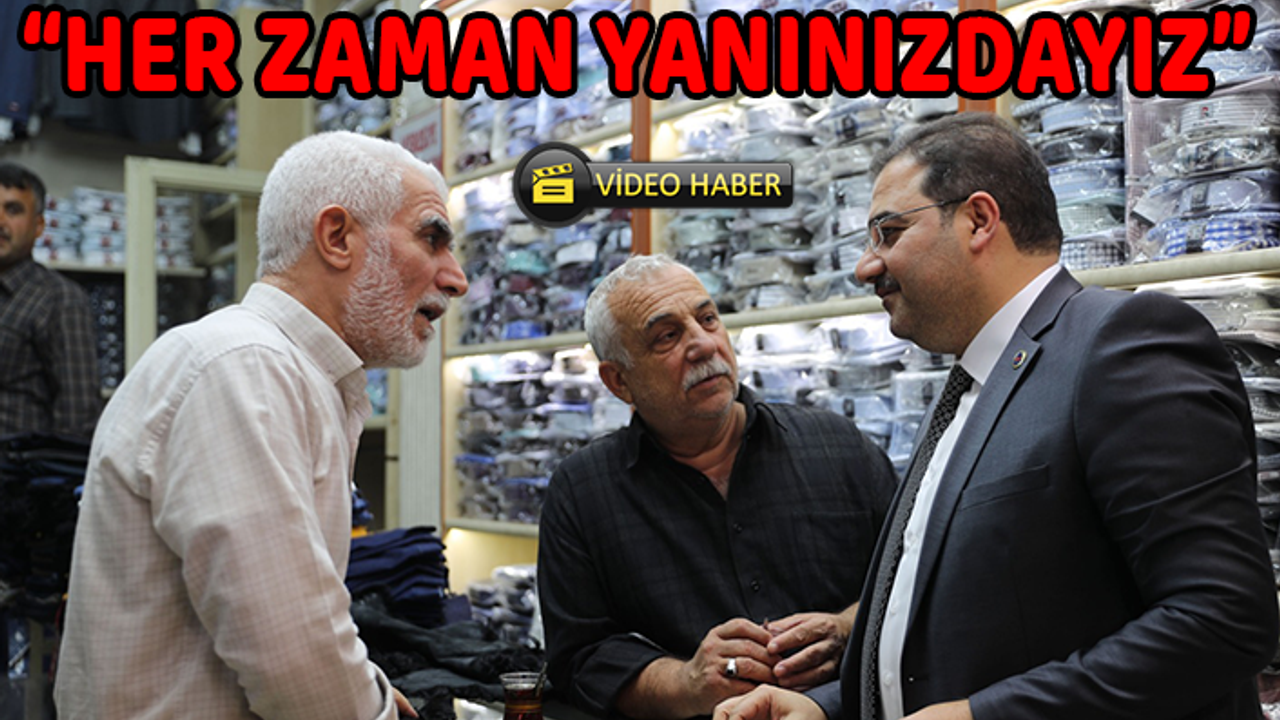 Canpolat, esnaf odaları ve çarşı esnafıyla buluştu