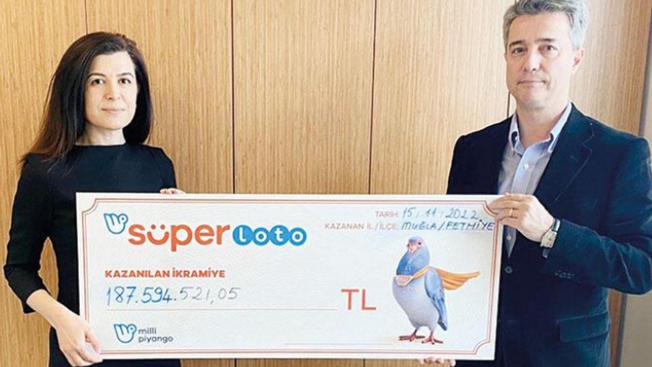 187 milyon 594 bin 521 lirayı kazandı...
