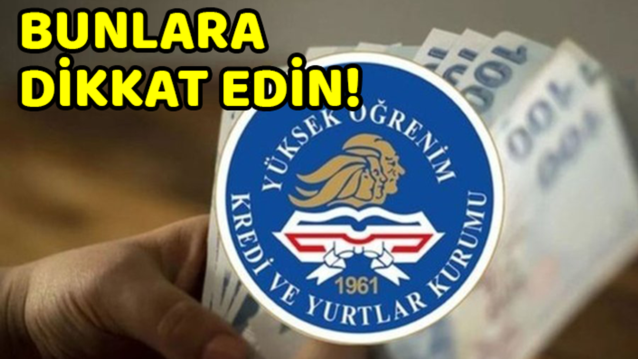 Burs ve öğrenim kredisi başvuruları başladı