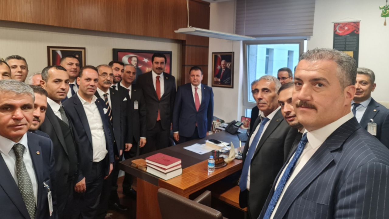 ŞUTSO Heyeti, vekil Yıldız'ı TBMM'de ziyaret etti