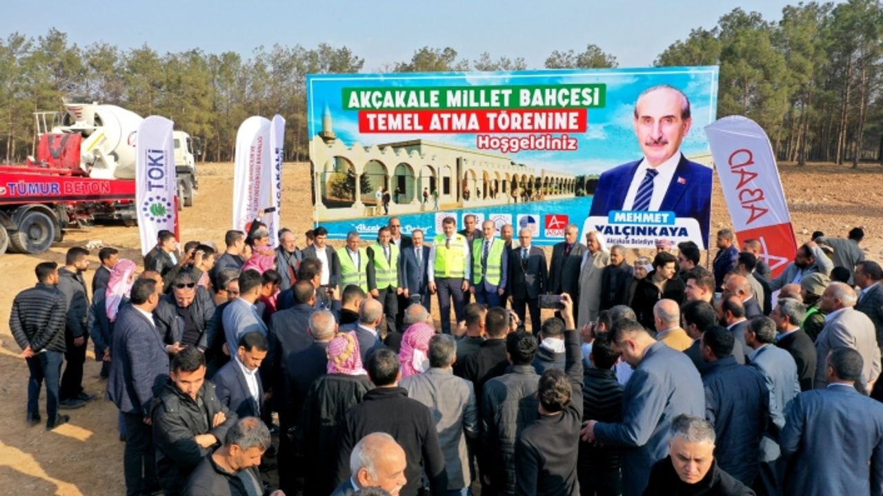 Akçakale'de Balıklıgöl'ün temeli atıldı