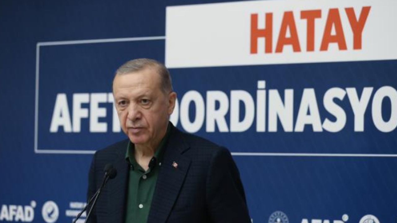 Cumhurbaşkanı Erdoğan Hatay'da rakamları paylaştı