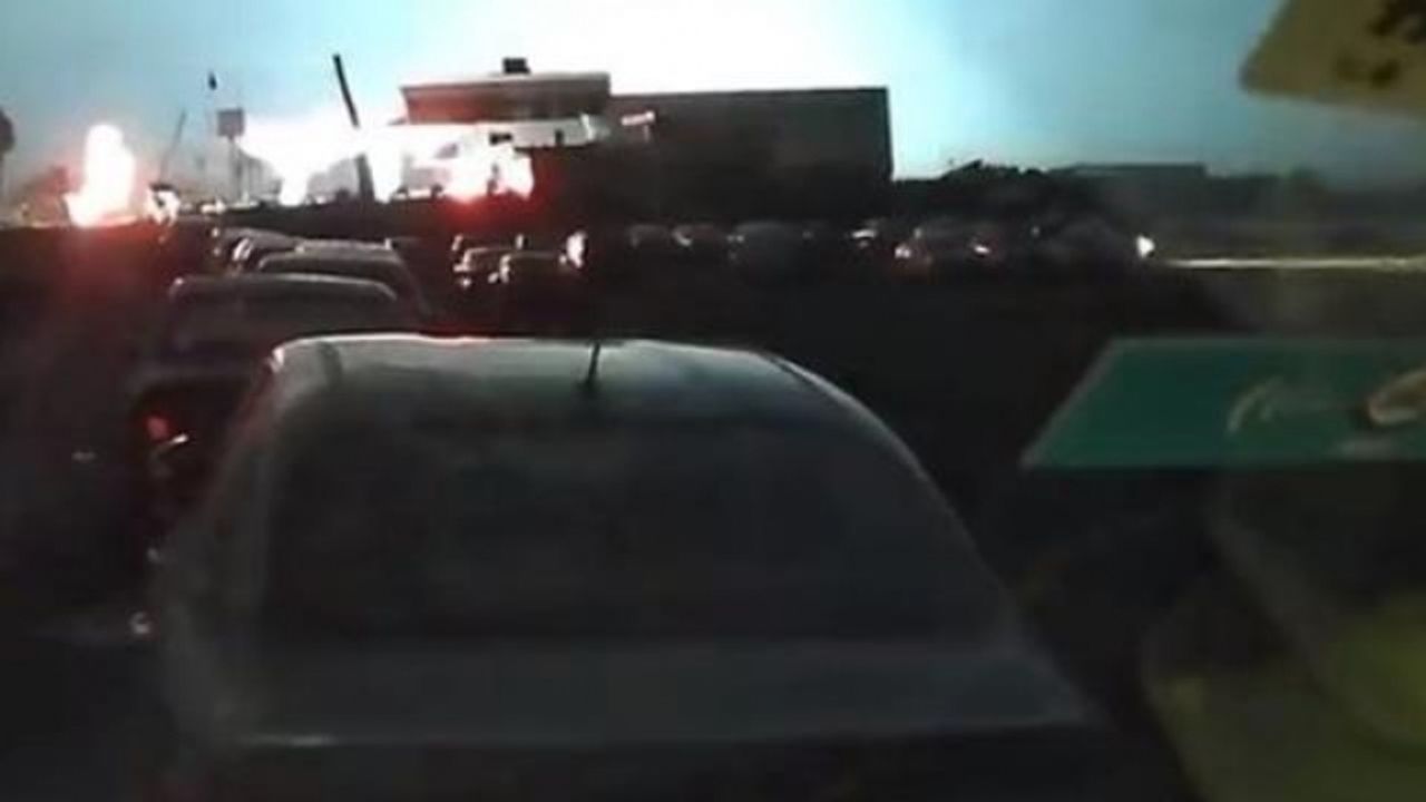 Hatay'da ki deprem anı böyle kayda geçti