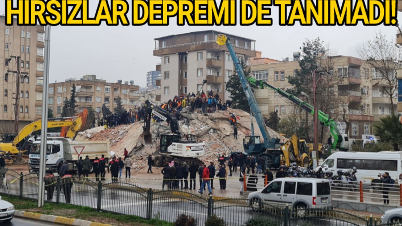 Urfa'daki depremde neler çalınmış neler...