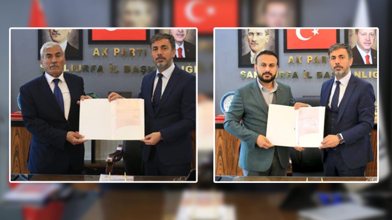 AK Parti’nin Haliliye ve Bozova ilçe başkanları belli oldu