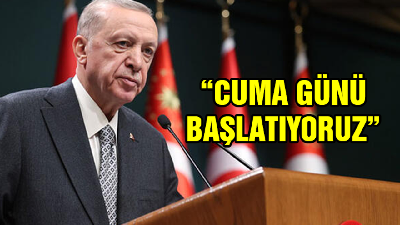 Cumhurbaşkanı Erdoğan merakla beklenen tarihi açıkladı