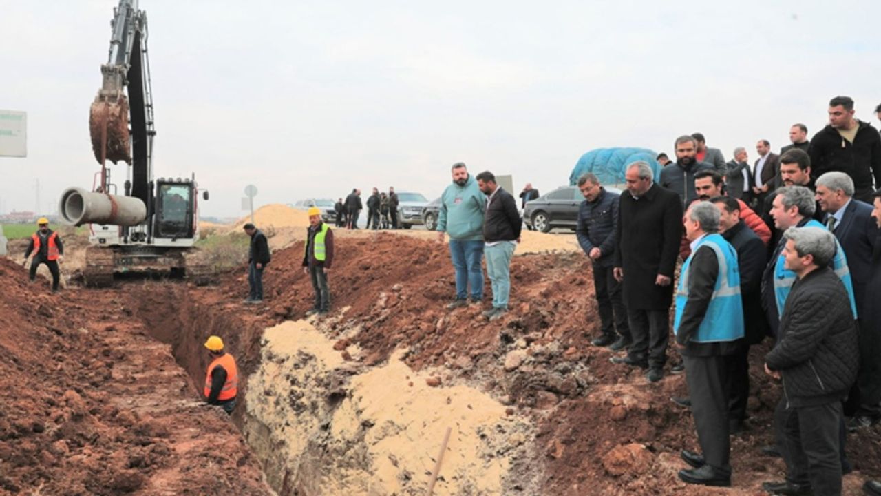 ŞUSKİ Suruç'ta çalışmalarını sürdürüyor