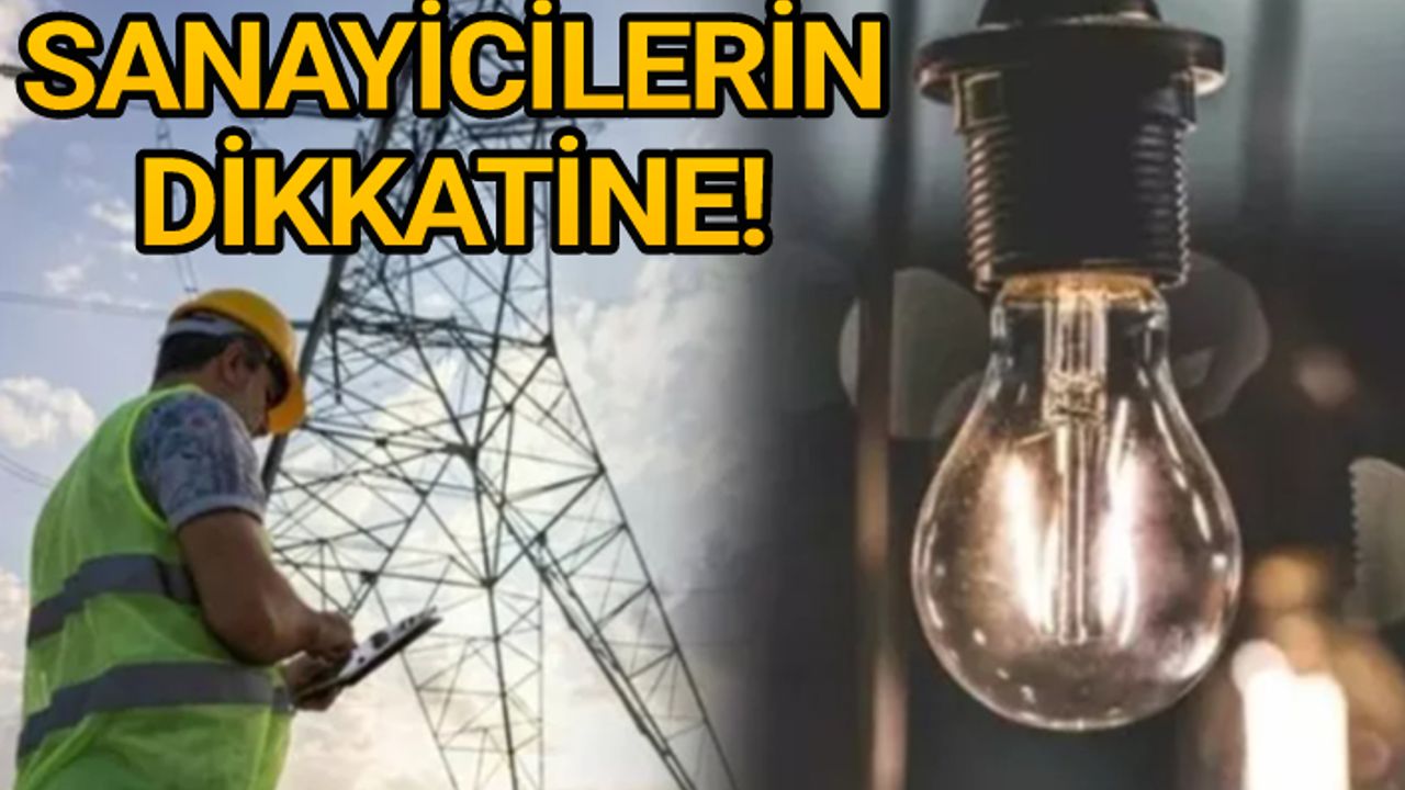 Urfa OSB'de enerji kesintisi yaşanacak!